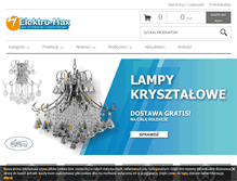 Tablet Screenshot of elektro-max.pl
